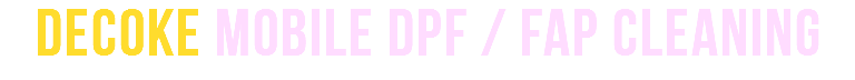 decoke Mobile DPF / FAP Cleaning